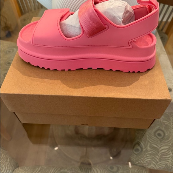 UGG Shoes - UGG Pink Platform Sandals Modern Minimalist Design